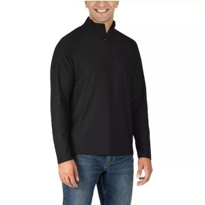 Gerry Black Quarter-Zip Pullover Medium